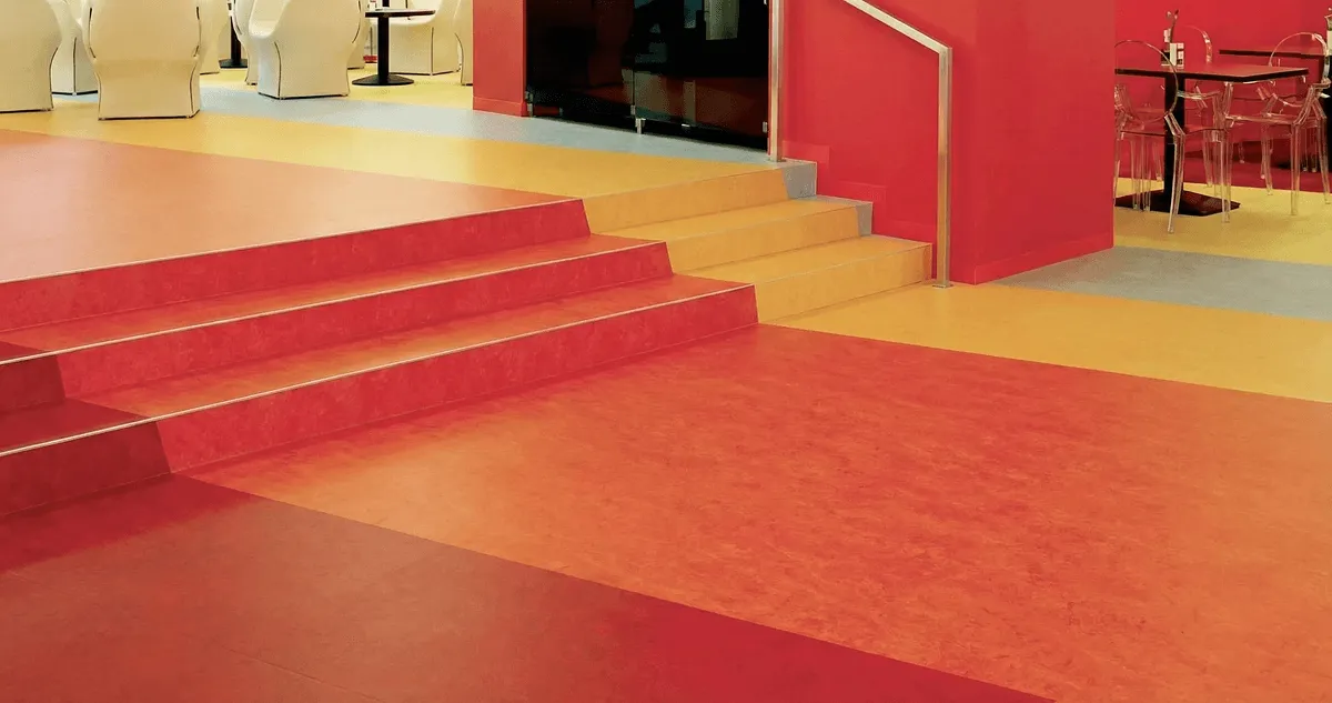Snack bar with beautiful professionally installed linoleum flooring in Peoria, IL